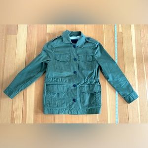Banana Republic XS petite green utility jacket- barely worn